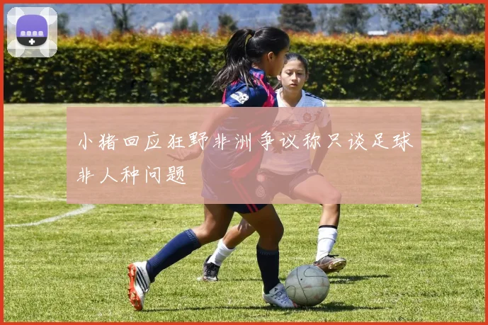 小猪回应狂野非洲争议称只谈足球非人种问题